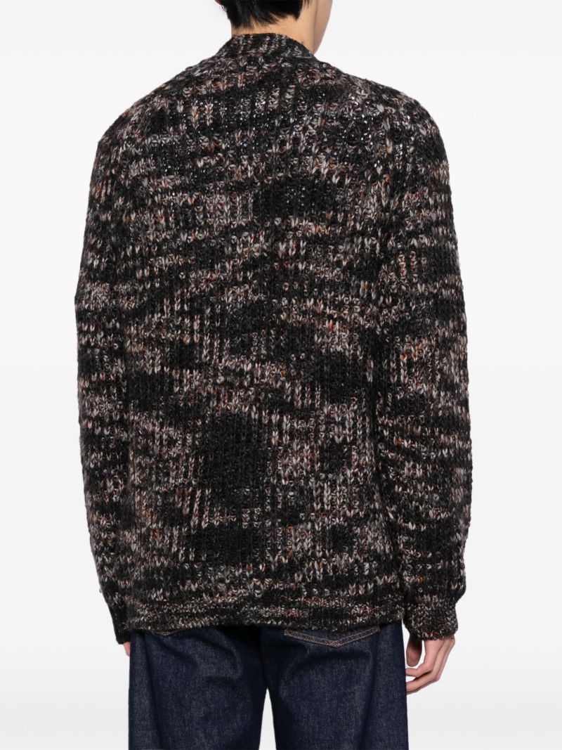 Black Kurt V-neck Cardigan