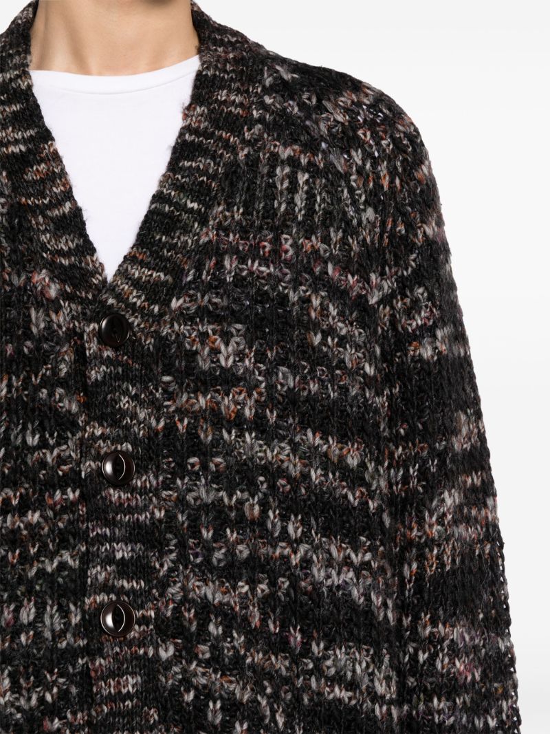 Black Kurt V-neck Cardigan