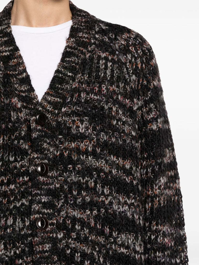 Black Kurt V-neck Cardigan