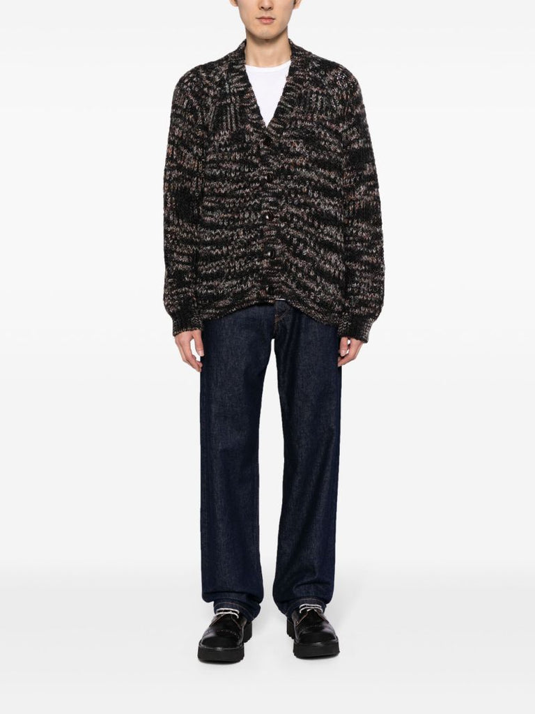 Black Kurt V-neck Cardigan