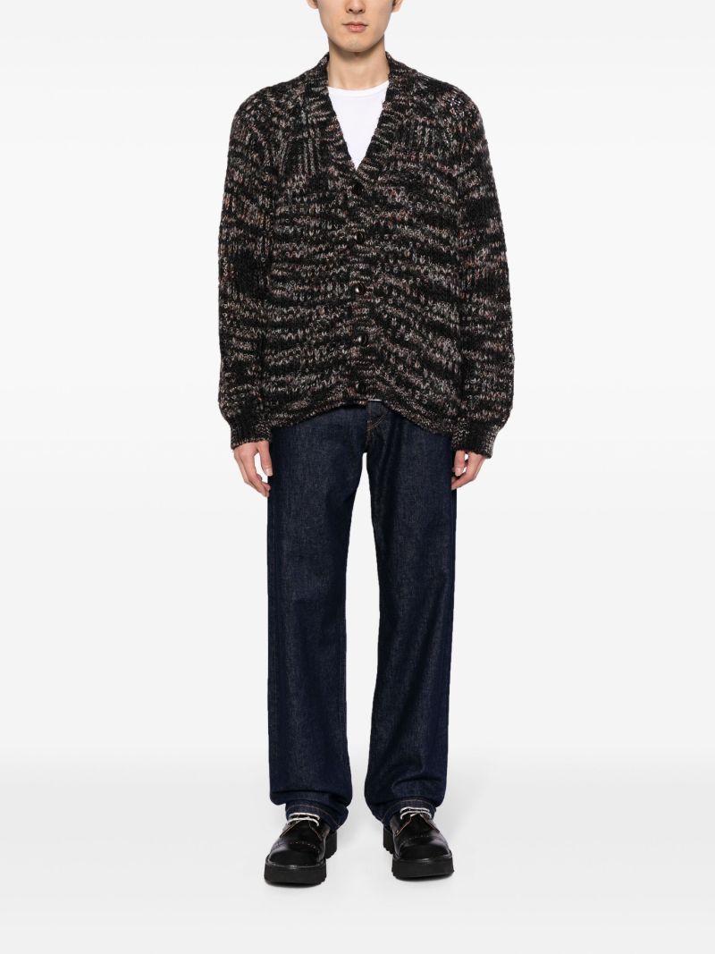 Black Kurt V-neck Cardigan