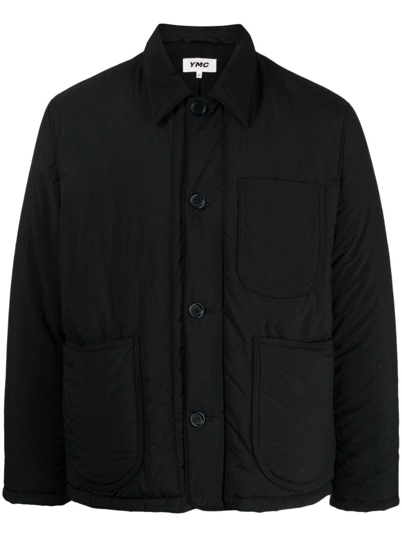 Black Labour Button-up Jacket