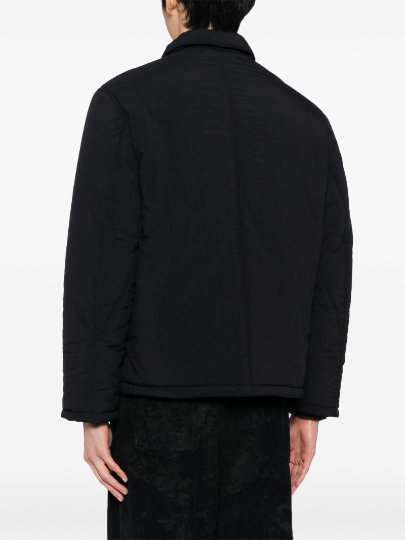 Black Labour Button-up Jacket