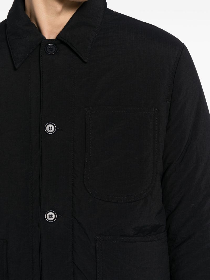 Black Labour Button-up Jacket