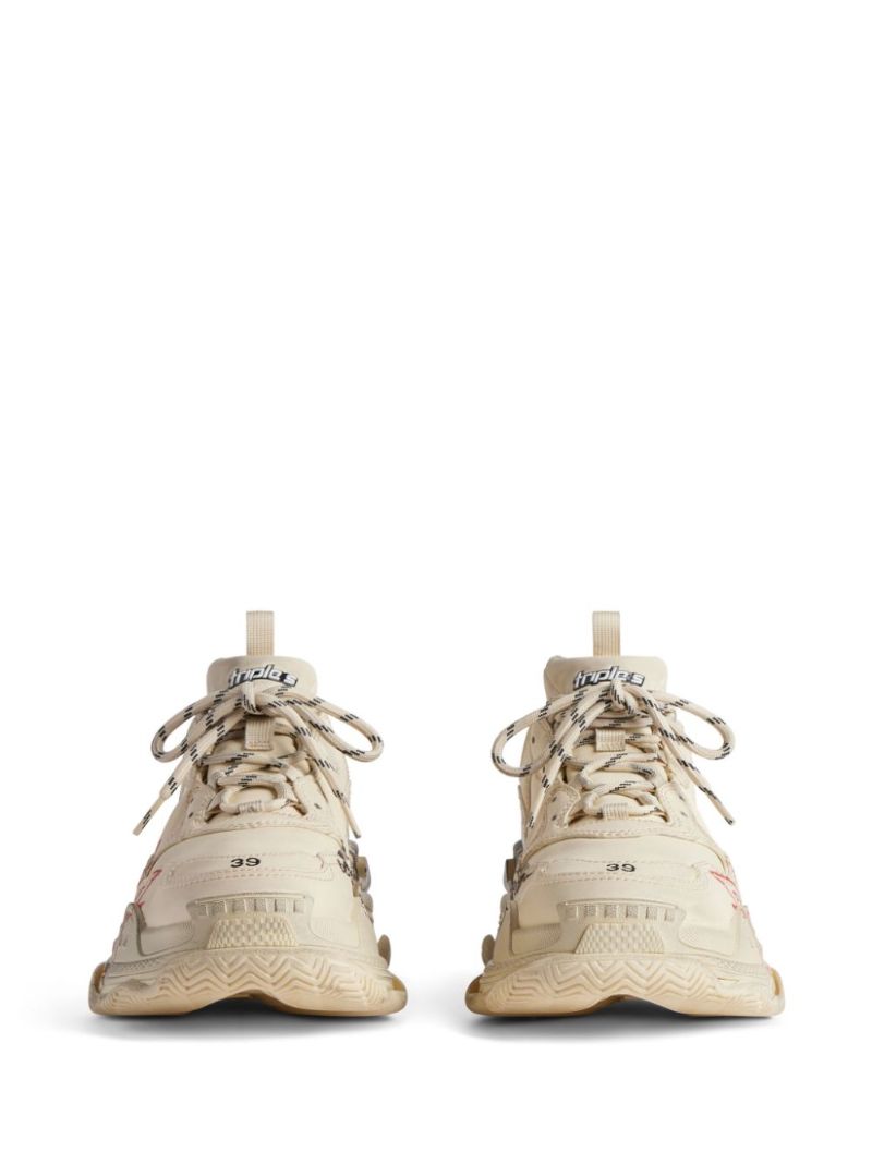 Neutral Triple S Sneakers