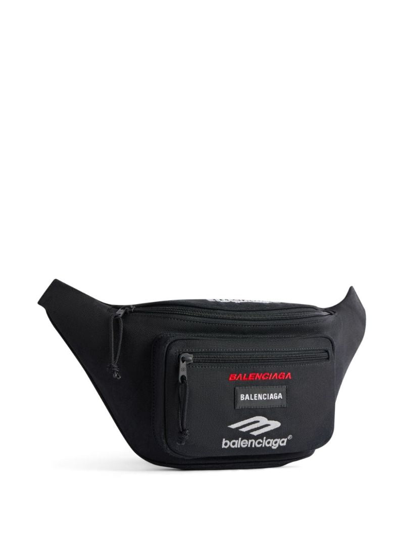 Black Explorer Belt Bag