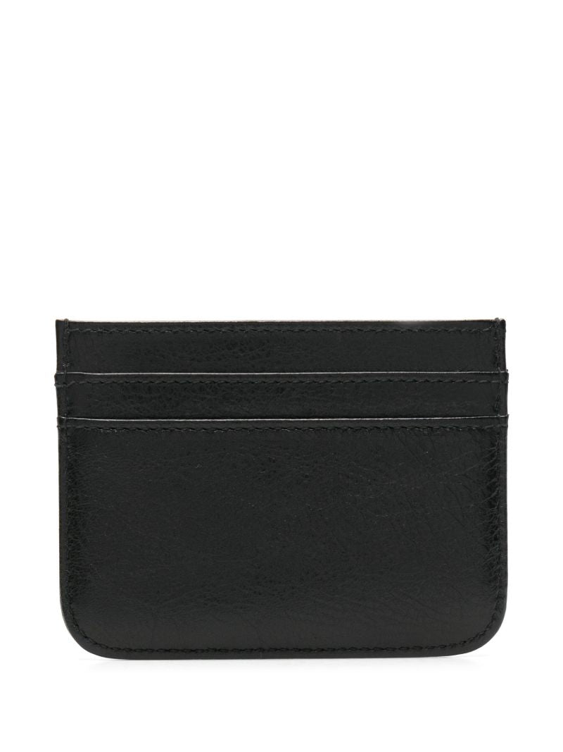 Black Monaco Leather Card Holder