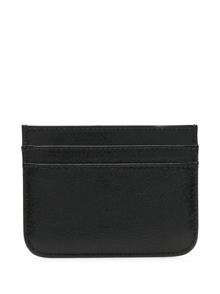 Black Monaco Leather Card Holder