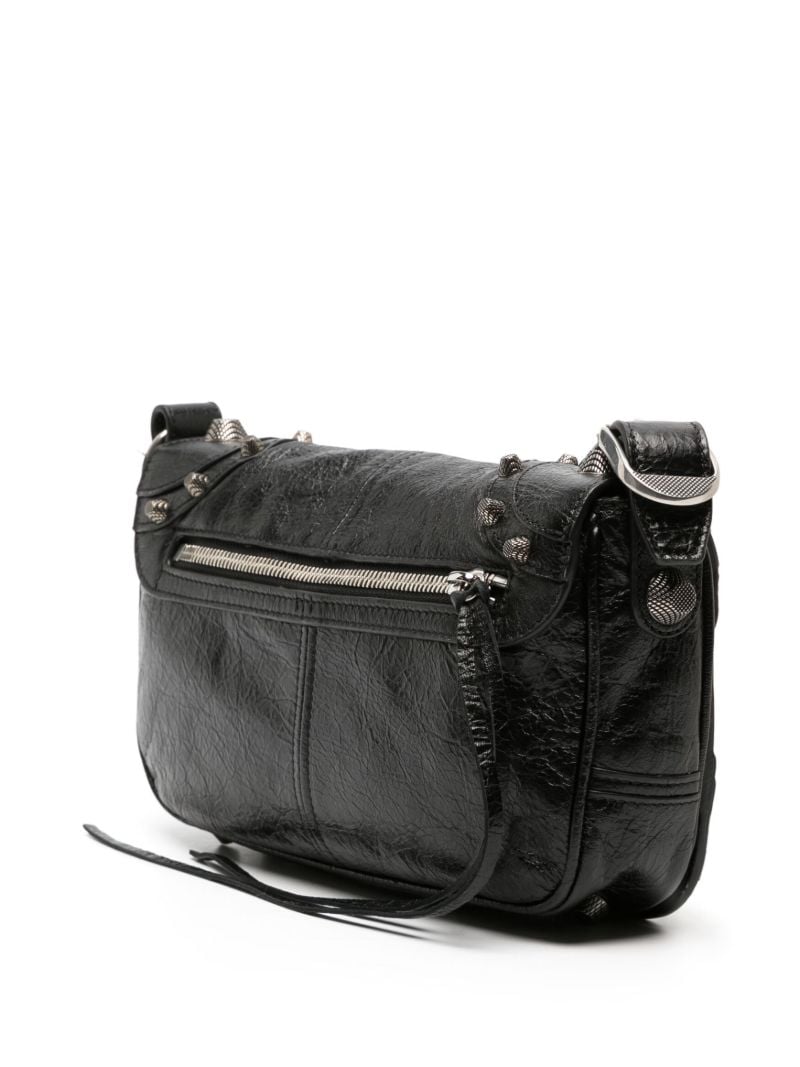 Black Le Cagole Xs Leather Shoulder Bag