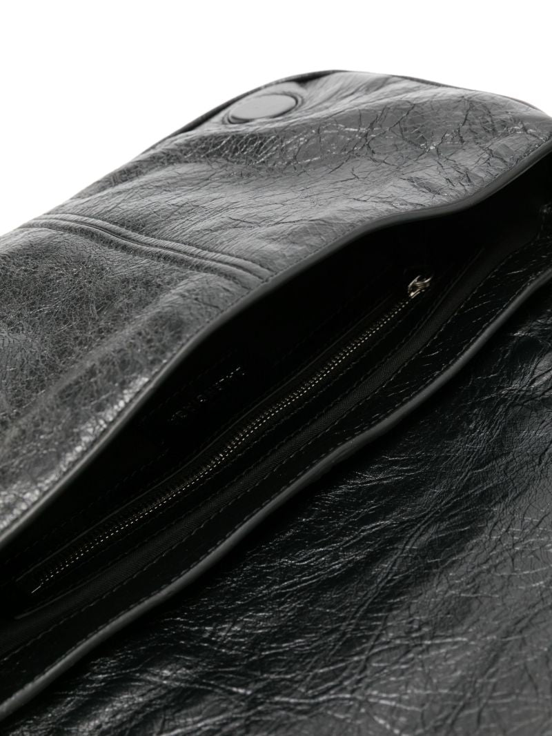 Black Le Cagole Xs Leather Shoulder Bag