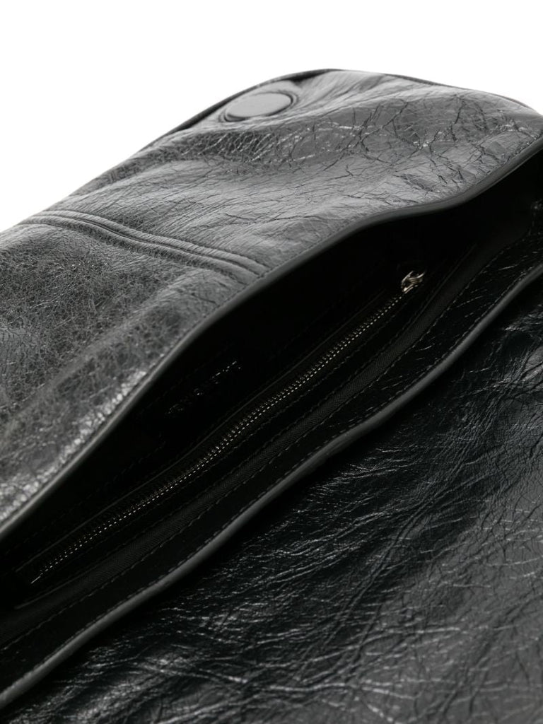 Black Le Cagole Xs Leather Shoulder Bag