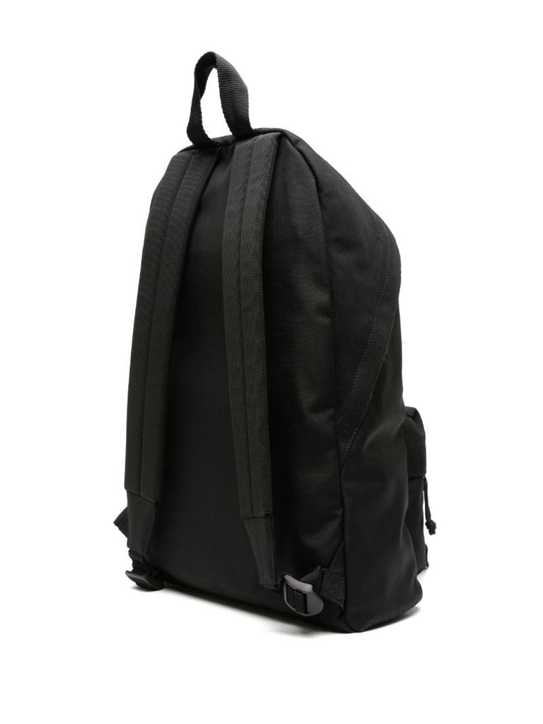 Black Explorer Logo-embroidered Backpack