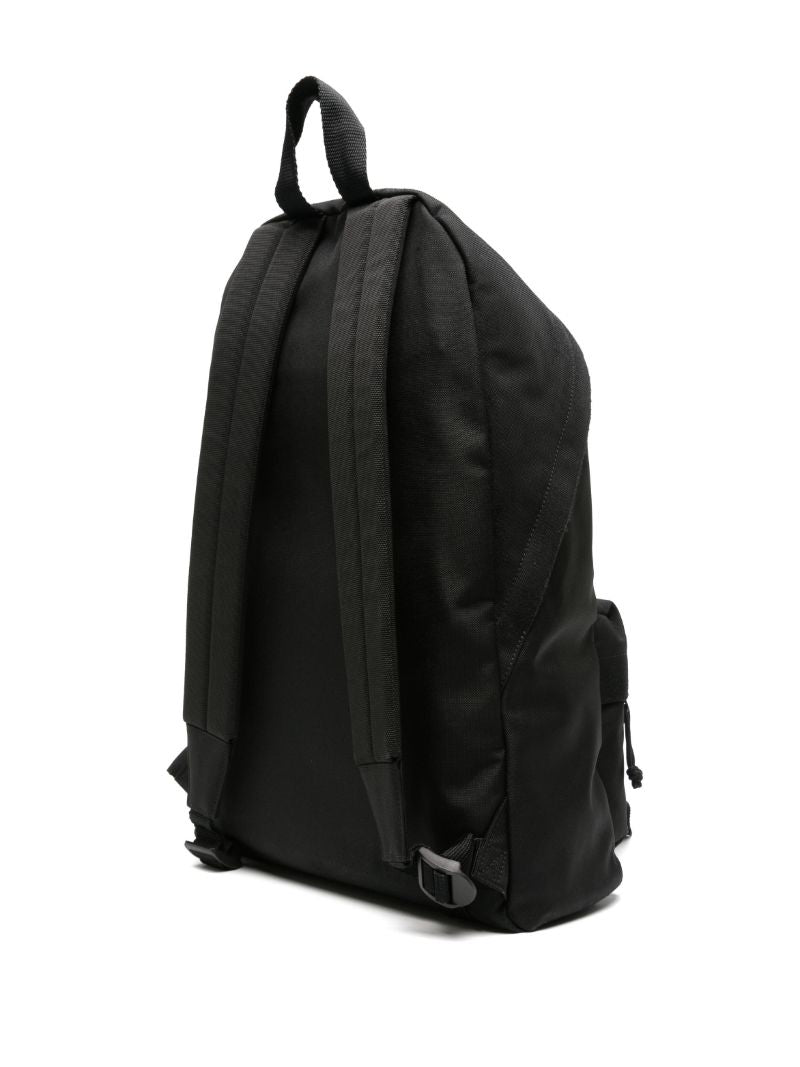 Black Explorer Logo-embroidered Backpack