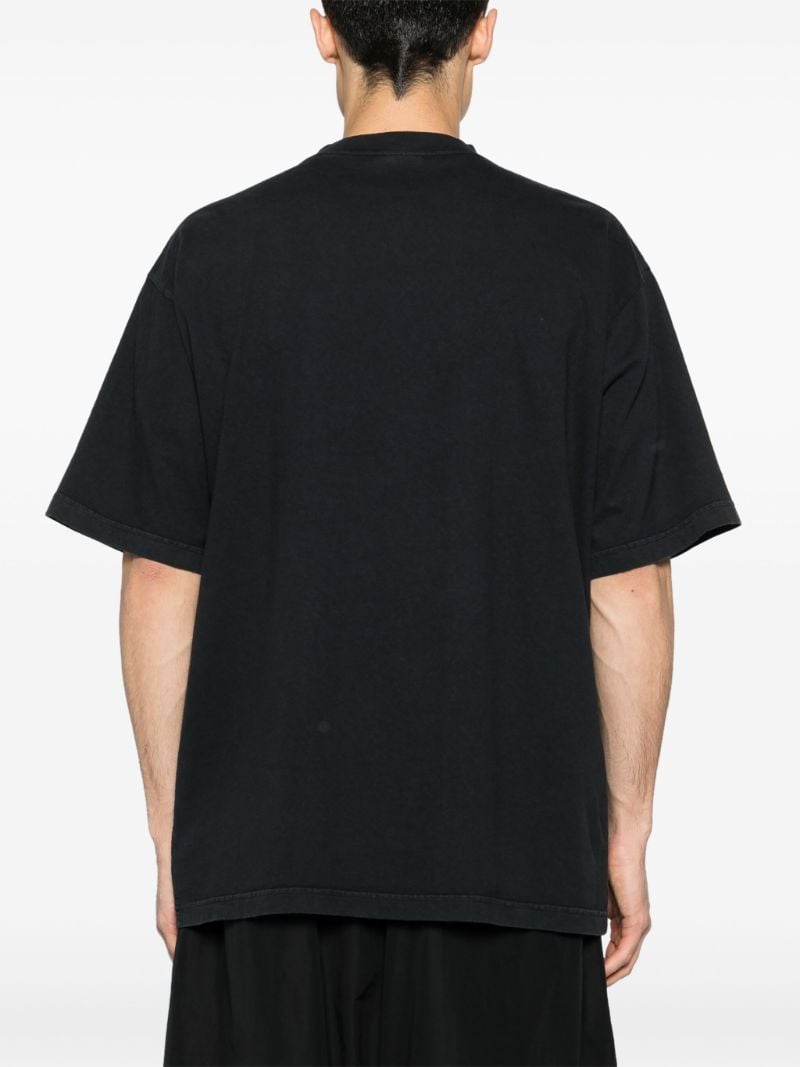Black Darkwave Cotton T-shirt