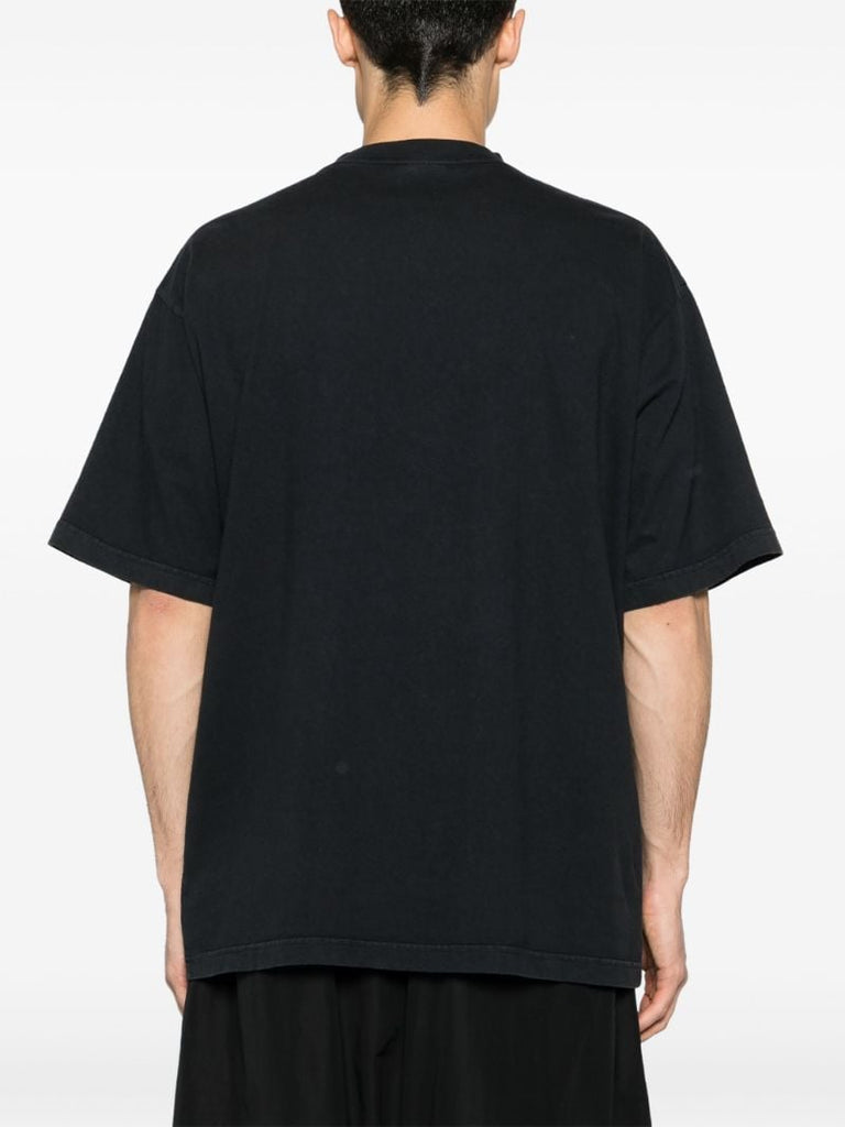 Black Darkwave Cotton T-shirt