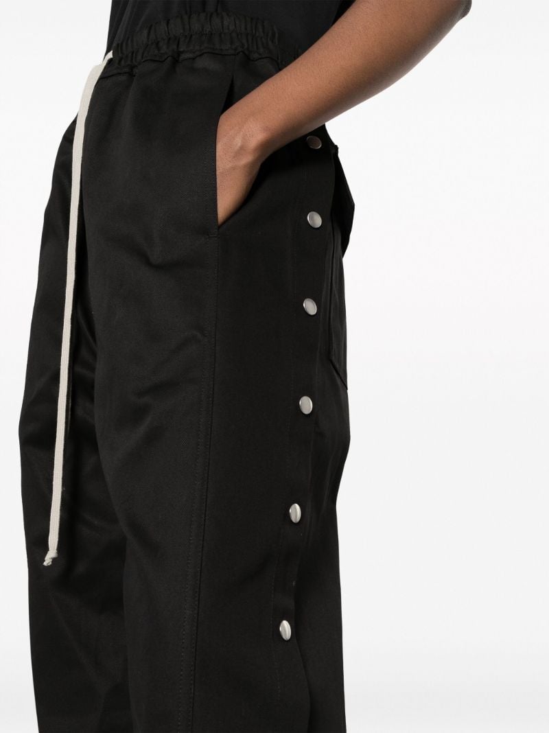 Black Pusher Cotton Track Pants