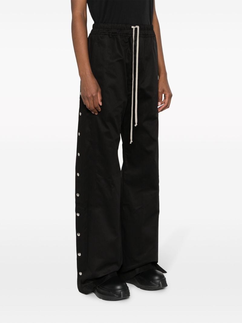 Black Pusher Cotton Track Pants