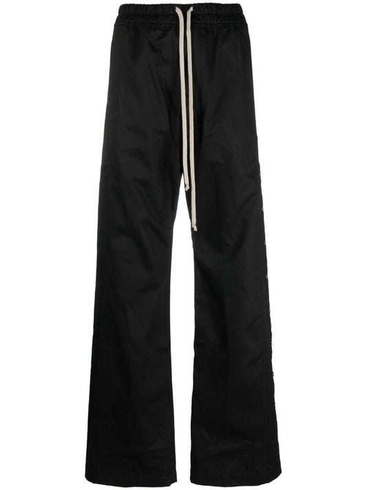 Black Pusher Cotton Track Pants