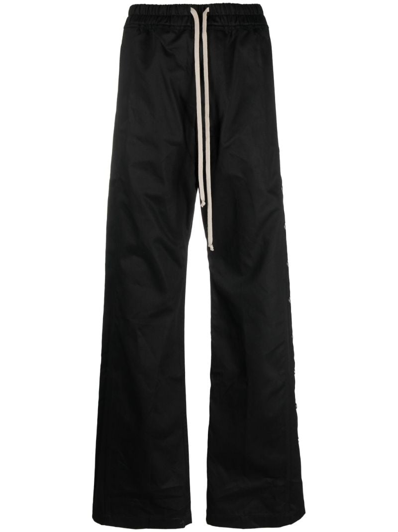 Black Pusher Cotton Track Pants