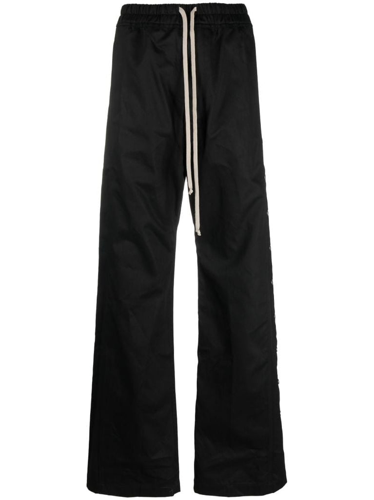 Black Pusher Cotton Track Pants