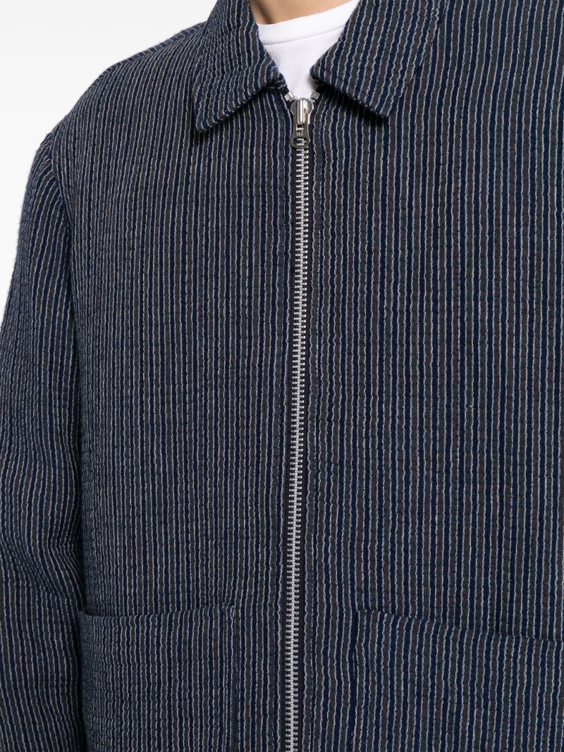 Blue Bay City Striped Jacket