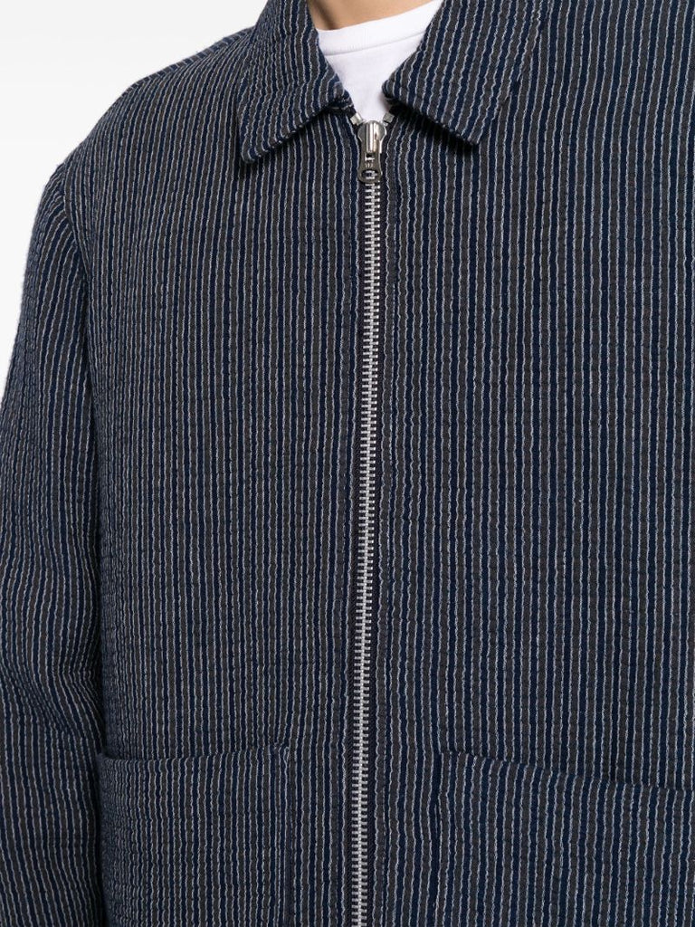 Blue Bay City Striped Jacket