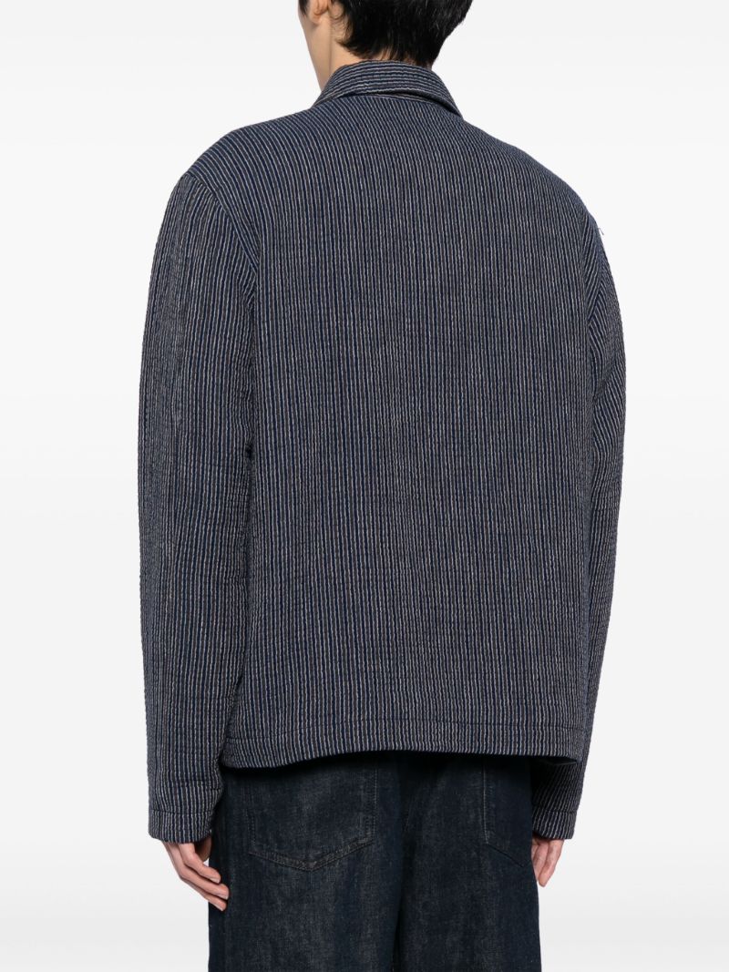 Blue Bay City Striped Jacket