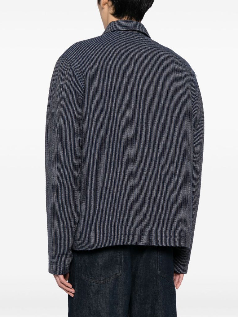 Blue Bay City Striped Jacket