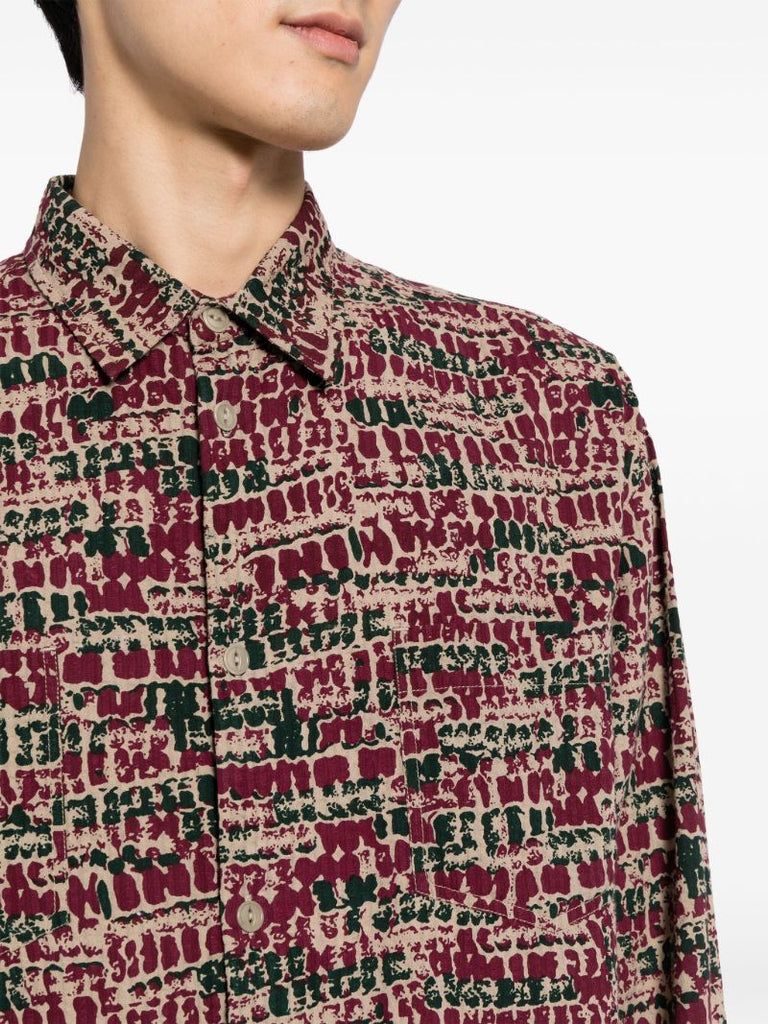 Multicoloured Mitchum Abstract-print Shirt