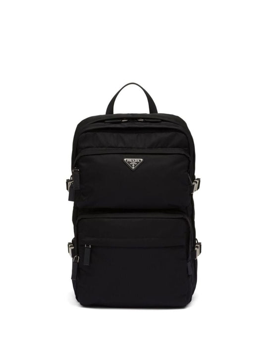 Re-nylon Saffiano Leather Backpack