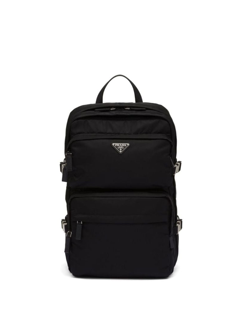 Re-nylon Saffiano Leather Backpack