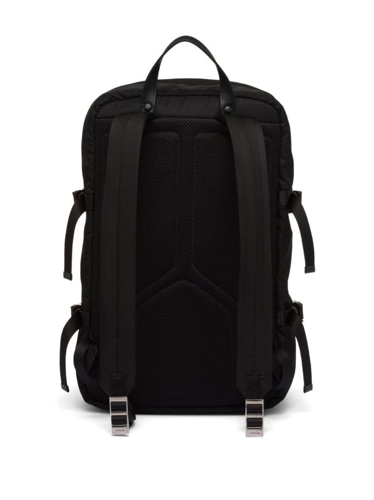 Re-nylon Saffiano Leather Backpack