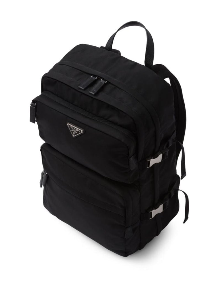 Re-nylon Saffiano Leather Backpack