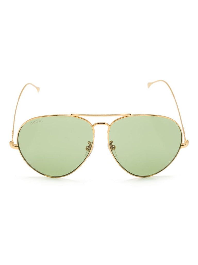 Gold-tone Pilot-frame Sunglasses
