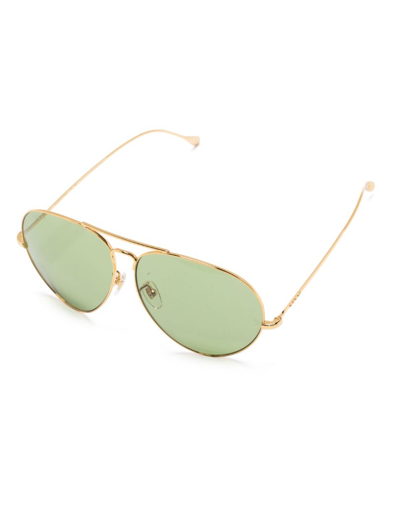 Gold-tone Pilot-frame Sunglasses