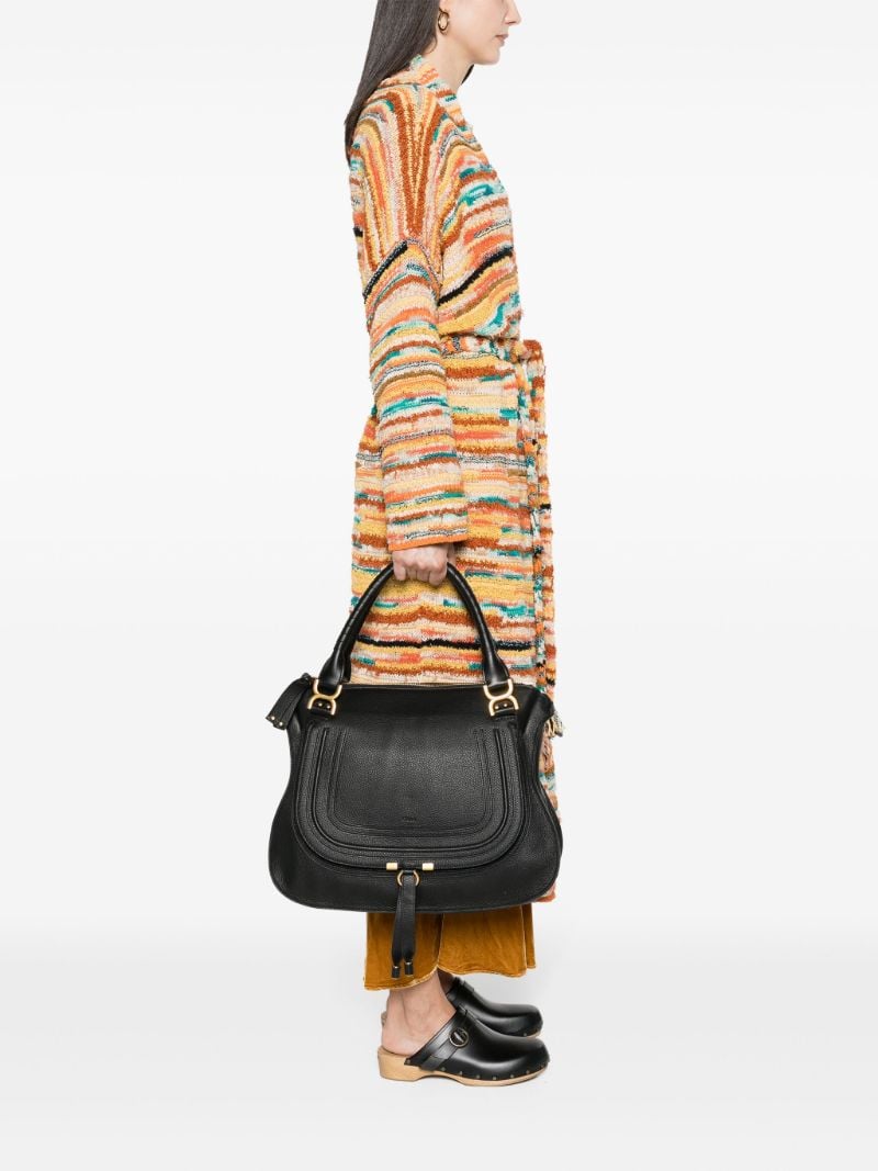 Black Large Marcie Tote Bag