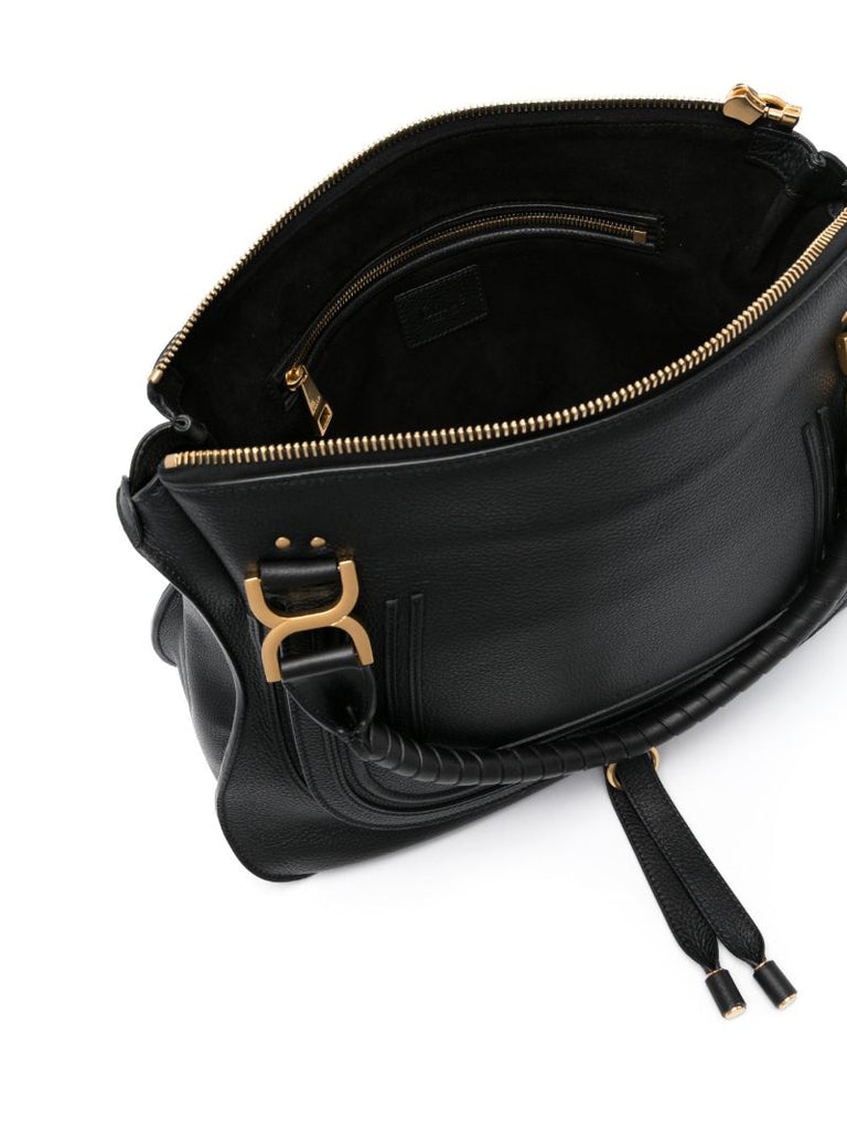 Black Large Marcie Tote Bag