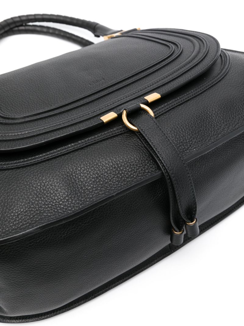 Black Large Marcie Tote Bag