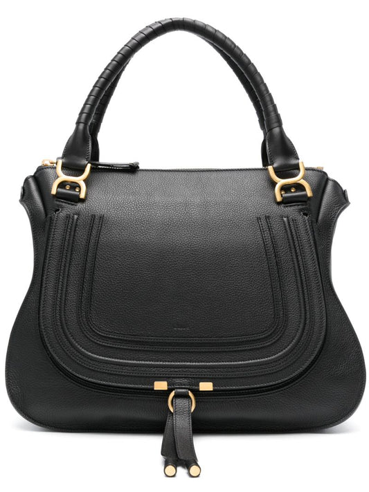 Black Large Marcie Tote Bag