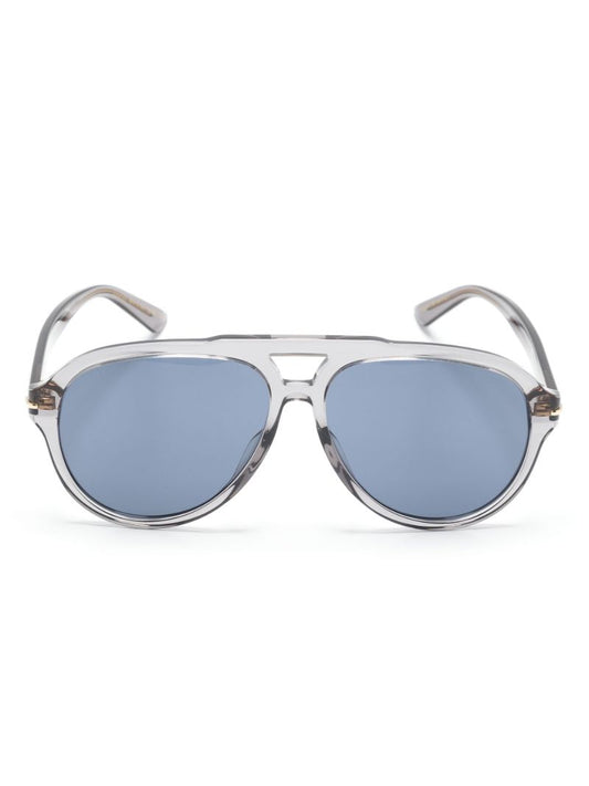 Grey Aviator Sunglasses