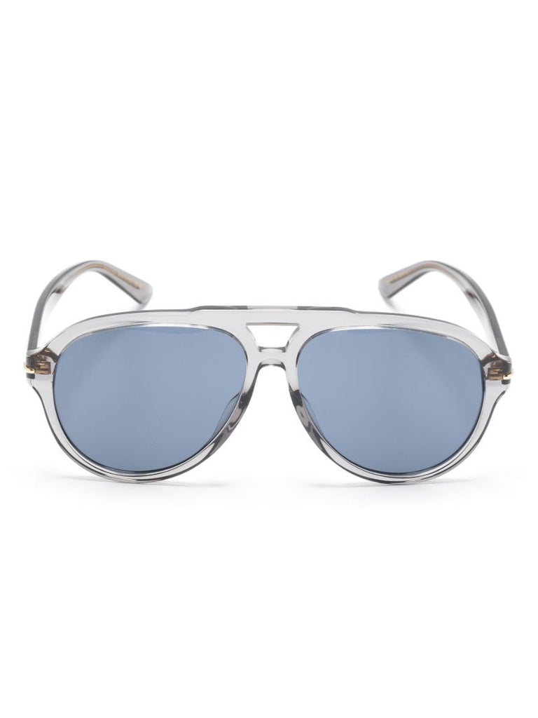 Grey Aviator Sunglasses