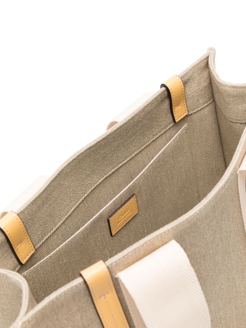 Brown Woody Medium Tote Bag