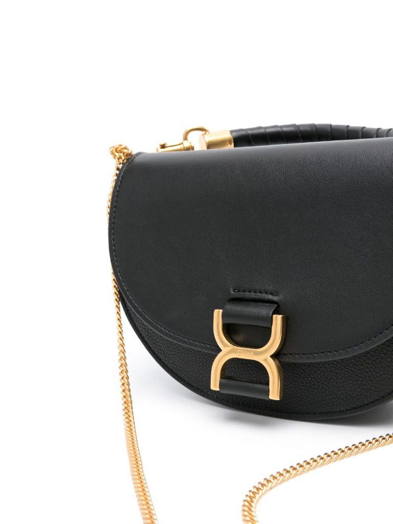 Black Small Marcie Crossbody Bag