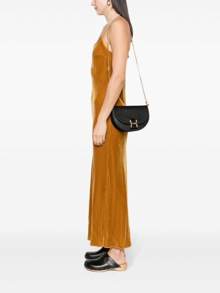 Black Small Marcie Crossbody Bag