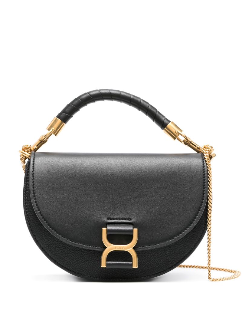 Black Small Marcie Crossbody Bag