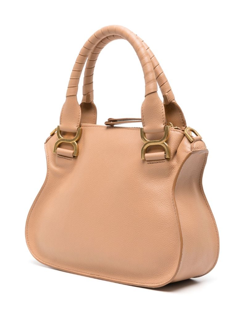 Neutral Marcie Double Leather Tote Bag