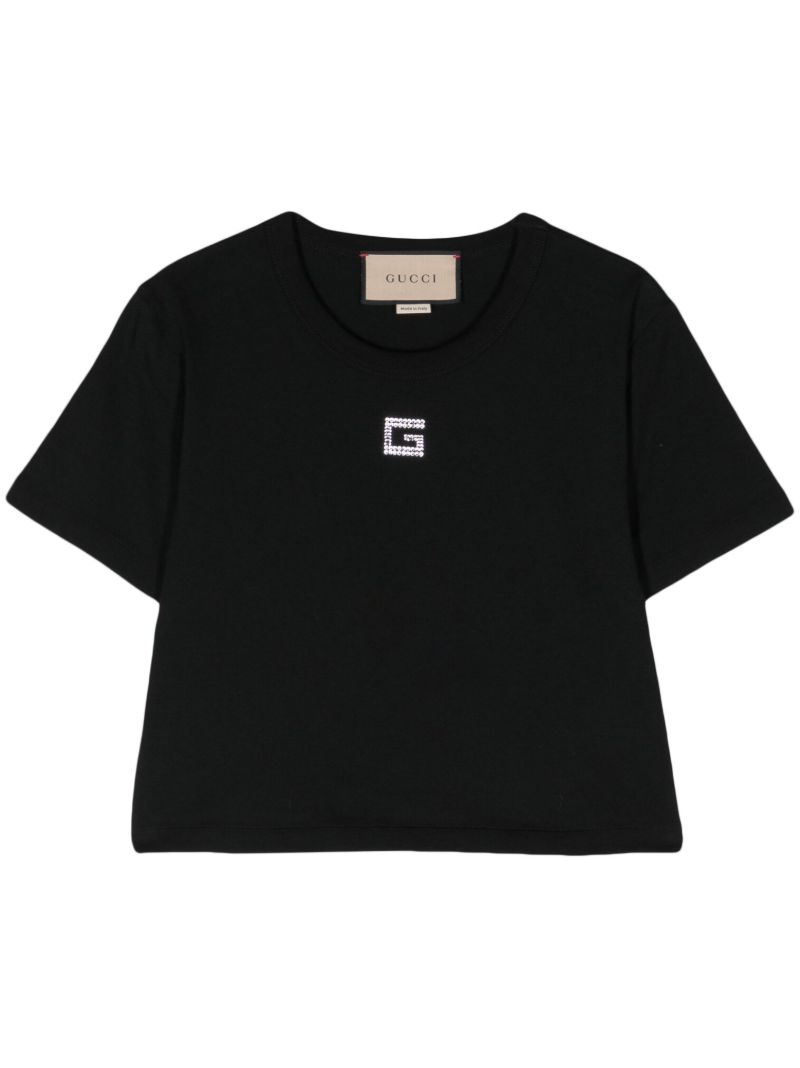 Black Retro Square G T-shirt