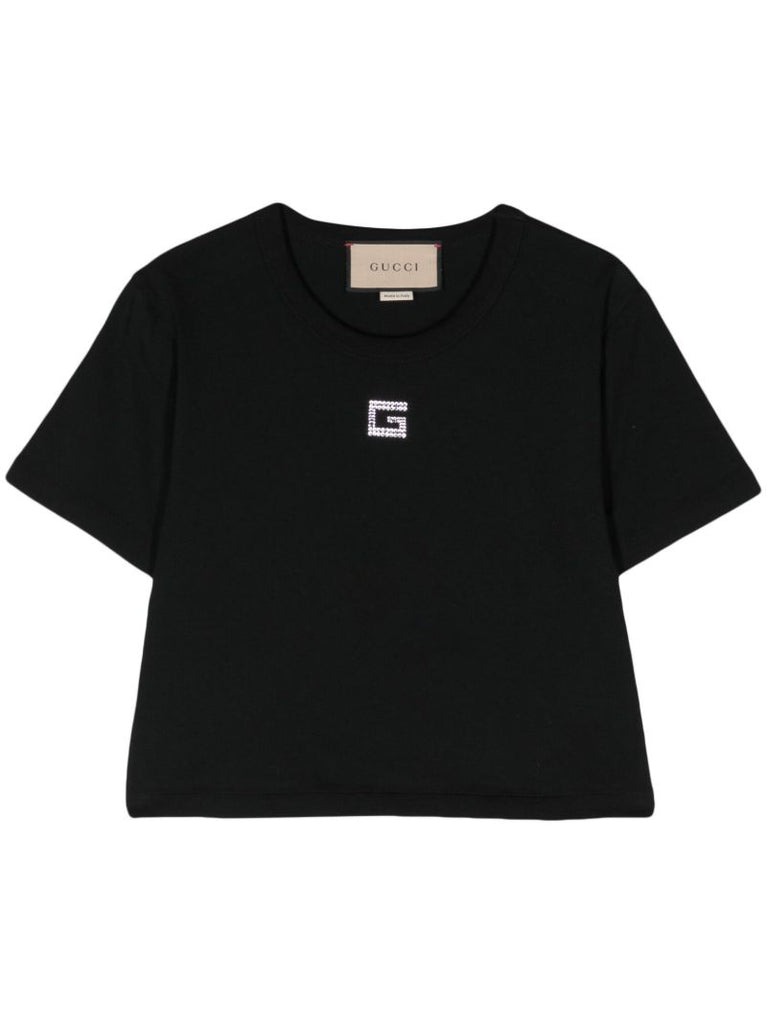 Black Retro Square G T-shirt