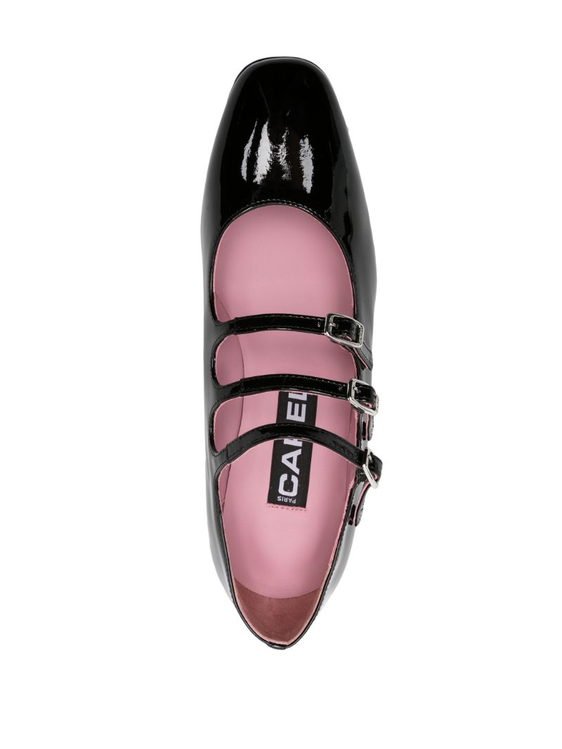 Black Ariana 20mm Leather Pumps