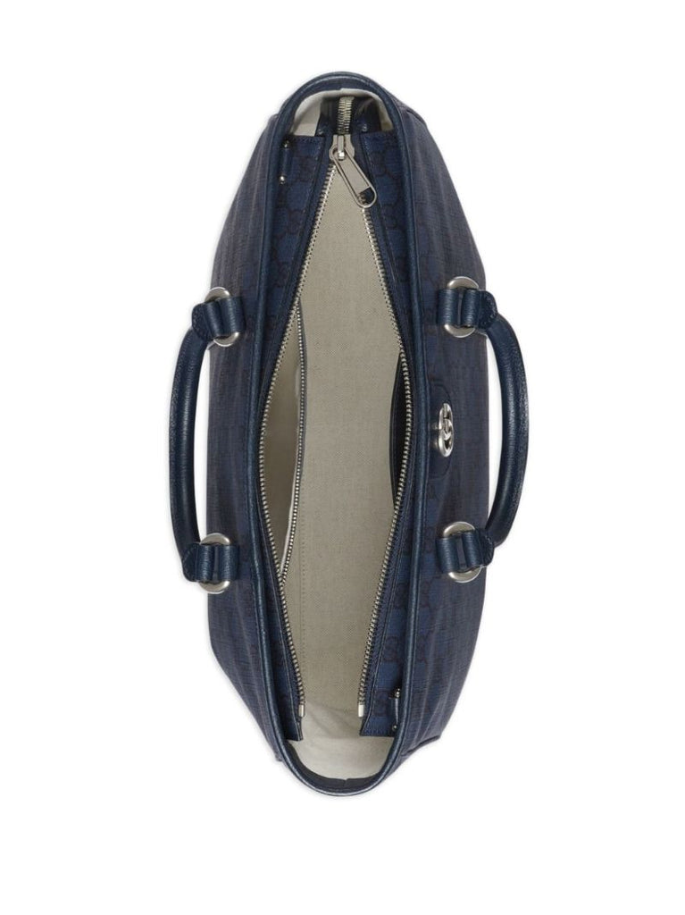 Blue Medium Ophidia Tote Bag